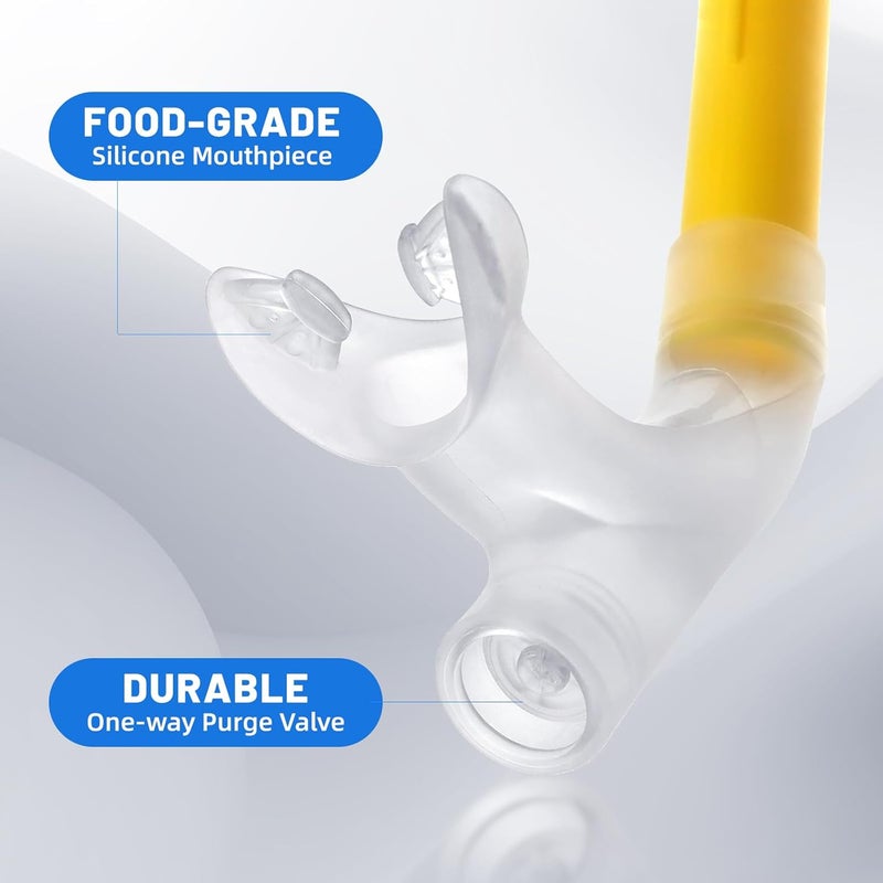 Supertrip Adult Lap Swim Snorkel for Training and Snorkeling - Image 2
